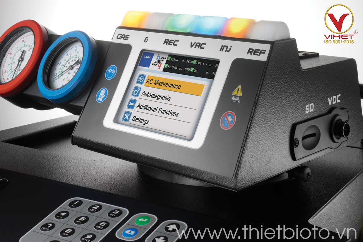 Máy thu hồi và nạp ga lạnh hệ thống điều hòa ô tô KONFORT 760R