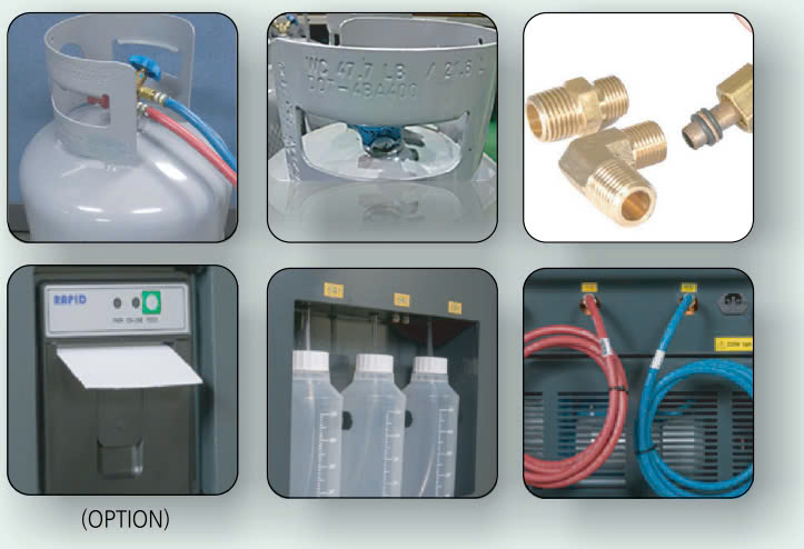 Máy nạp gas điều hoà ô tô R-134a & R-1234yf Heshbon HR-675