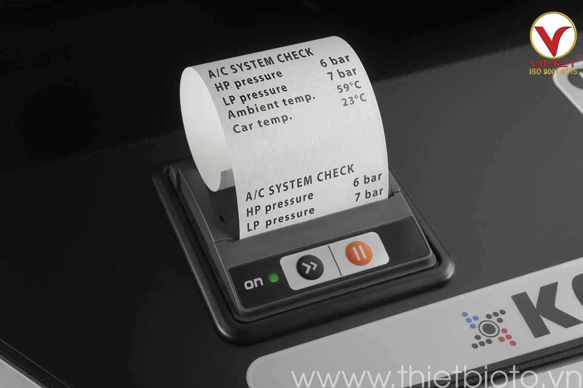 Máy thu hồi và nạp ga lạnh hệ thống điều hòa ô tô KONFORT 760R